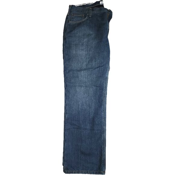Carhartt Men's Fleece Lined Relaxed Fit Blue Denim Jeans Size 40 x 30 - Picture 3 of 6